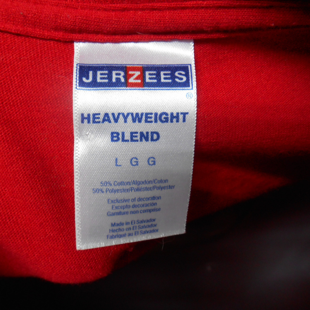 Jerzees red “Must love Cats” red t-shirt large - Picture 4 of 4